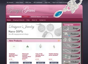 Grays Gems E-Commerce Online Store