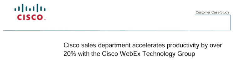 Cisco Sales