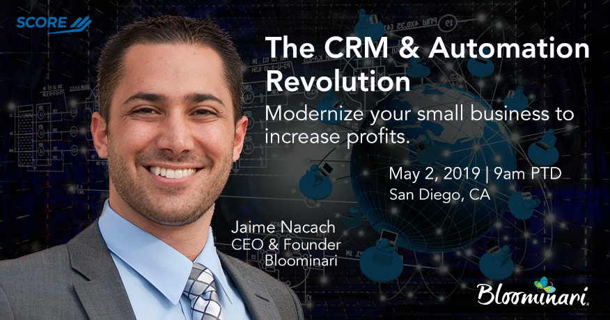 CRM automation revolution event San Diego, CA. May 2, 2019