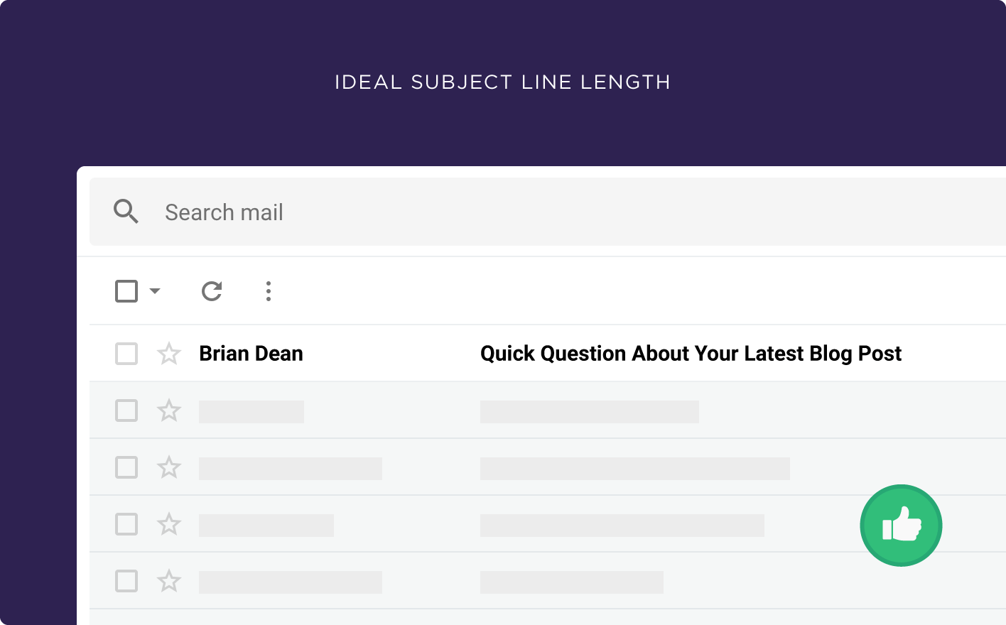 subject line length