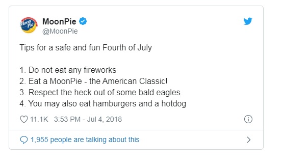 MoonPie Tweet