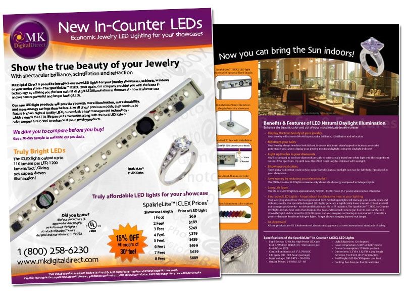 MK Digital LED lighting flyer