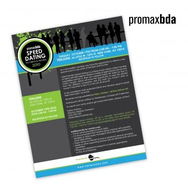 Speed Dating Promaxbda Poster
