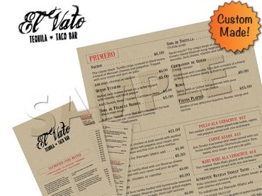 Menu Design